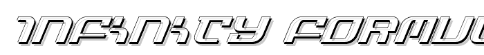 Infinity Formula Shadow Ital font